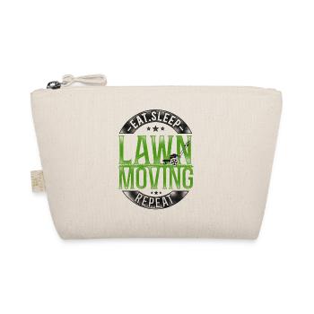 Lawn Mower Mowing Dad Father - Organic Pouch - nature - Front