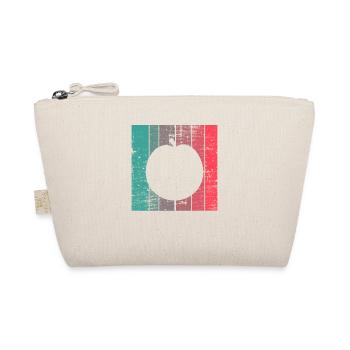 Apricot Fruit Lover Retro Veggie Diet Gift idea - Organic Pouch - nature - Front