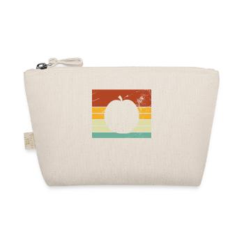 Apricot Fruit Lover Retro Veggie Diet Gift idea - Organic Pouch - nature - Front