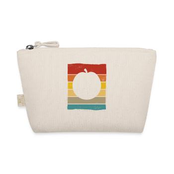 Apricot Fruit Lover Retro Veggie Diet Gift idea - Organic Pouch - nature - Front