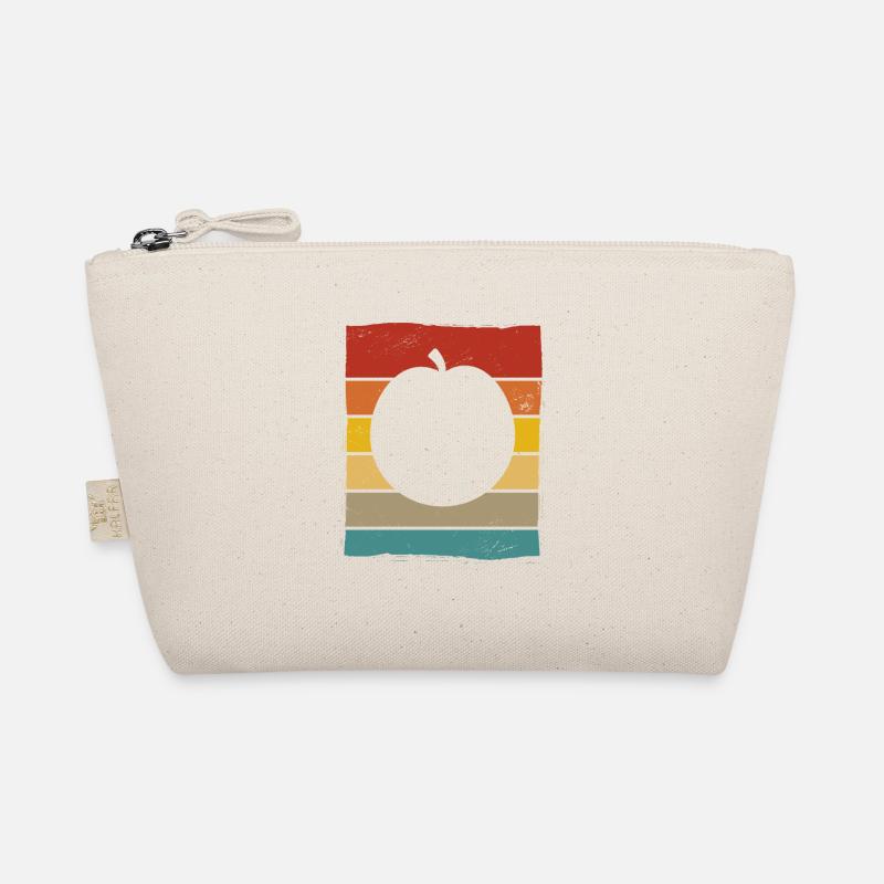 Apricot Fruit Lover Retro Veggie Diet Idée cadeau Trousse biologique