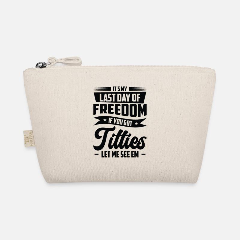 Bachelor Drinking Freedom Titties Bio-Täschchen