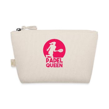Padel Paddle Tennis Sport Queen Heart I Gift - Organic Pouch - nature - Front