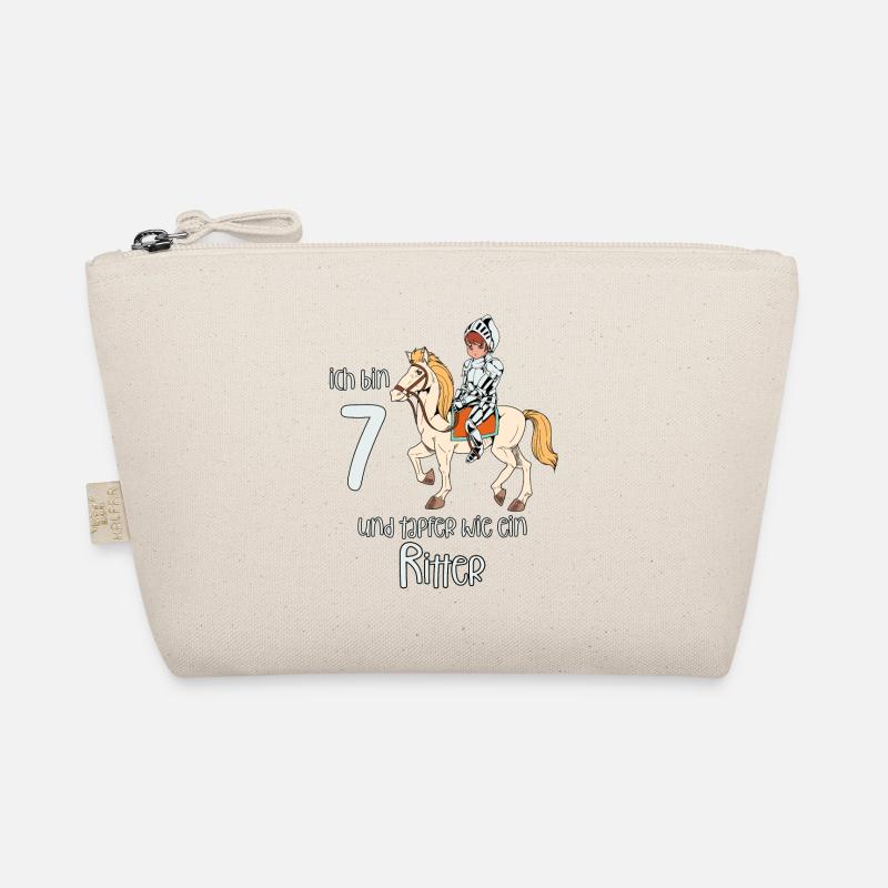 Geburtstagsshirt Ritter - 7 Geburtstag Junge Bio-Täschchen