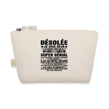 Amour Cadeau Saint Valentin Love Mariage Amoureux - Trousse biologique - nature - Devant