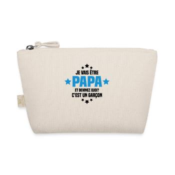 Je vais être papa et devinez quoi c'est un garçon - Trousse biologique - nature - Devant