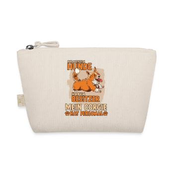 Corgi Gassi Witziges Hundehalter Welsh Corgi - Bio-Täschchen - Natur - Vorne