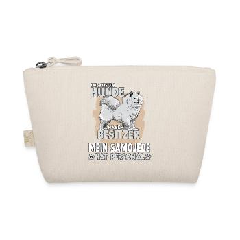 Samojede Hundebesitzer Gassi Witziges Hundehalter - Bio-Täschchen - Natur - Vorne