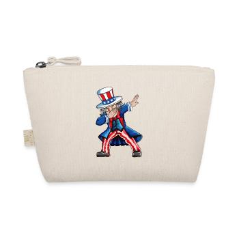 Unabhängigkeitstag USA Amerikaner Dab Outfit - Bio-Täschchen - Natur - Vorne