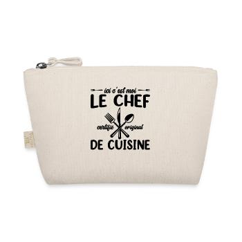 Ici C'est Moi Le Chef Cuisine Restaurant Cuisinier - Trousse biologique - nature - Devant