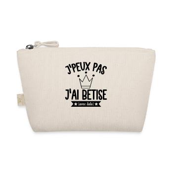 Humour Cadeau Anniversaire Maman Amour Idée Cadeau - Trousse biologique - nature - Devant