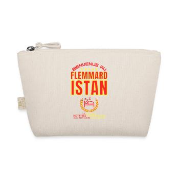 Bienvenue au FLEMMARDISTAN - Humour Zen - Trousse biologique - nature - Devant