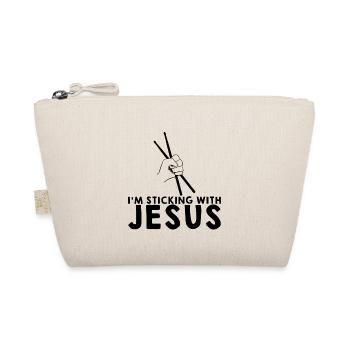 I'm Sticking With Jesus - Organic Pouch - nature - Front