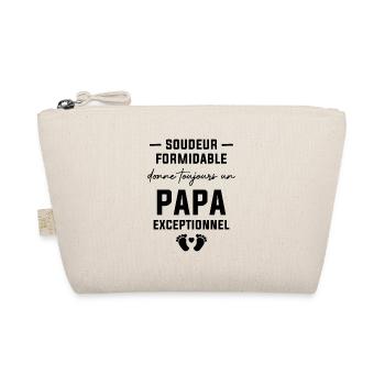 Soudeur formidable et un papa exceptionnel - Trousse biologique - nature - Devant