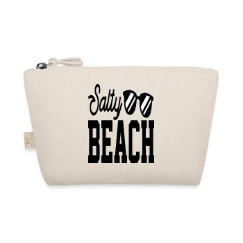 Salty Beach Holiday Summer Sun Beach - Organic Pouch - nature - Front