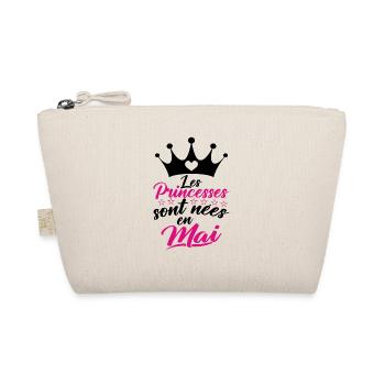 Les Princesses Sont Nées En Mai - Trousse biologique - nature - Devant