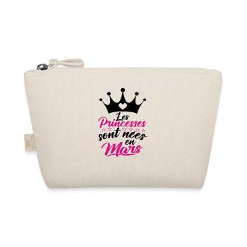 Les Princesses Sont Nées En Mars - Trousse biologique - nature - Devant
