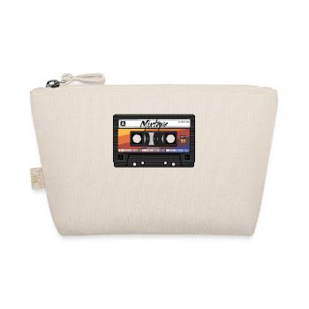 Mixtape Kassette 90er Party 80er Jahre Retro Tape - Bio-Täschchen - Natur - Vorne