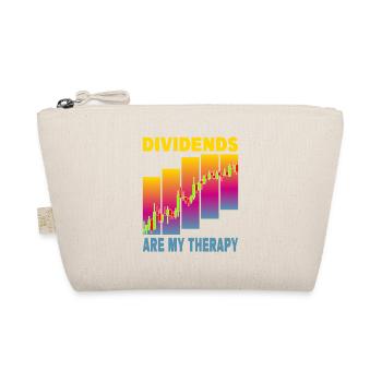 Dividends are my Therapy - Bio-Täschchen - Natur - Vorne