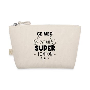 Ce mec est un super tonton, Cadeau oncle - Trousse biologique - nature - Devant