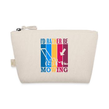 I'd rather be mowing - Bio-Täschchen - Natur - Vorne