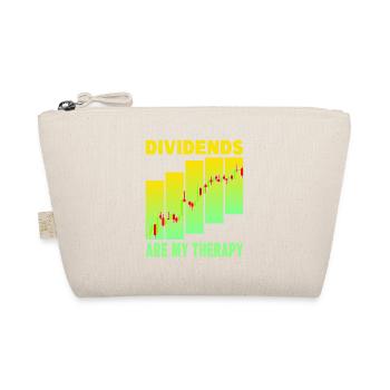 Dividends are my Therapy - Bio-Täschchen - Natur - Vorne