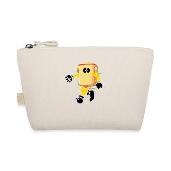 Fun Bread Sandwich Cardio Running Runners - Organic Pouch - nature - Front