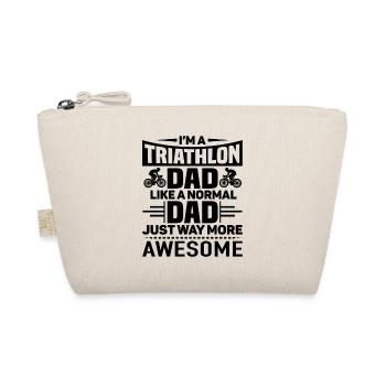 Fête des Pères Triathlon Régulier Papa - Trousse biologique - nature - Devant