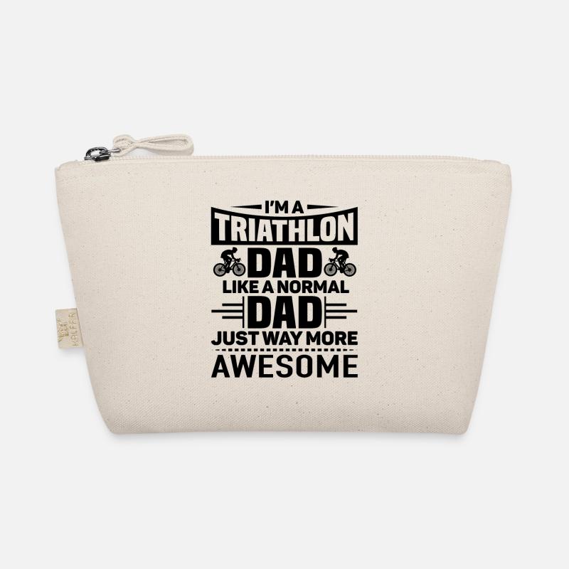 Vatertag Regular Triathlon Papa Bio-Täschchen