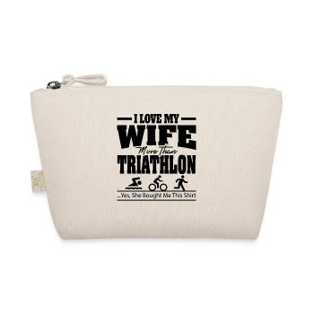 Triathlon Ehemann - Bio-Täschchen - Natur - Vorne
