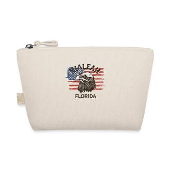 USA Flag Eagle Florida Vintage Hialeah - Trousse biologique - nature - Devant