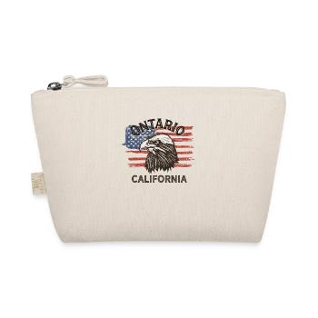 Drapeau des États-Unis Eagle California Vintage Ontario - Trousse biologique - nature - Devant