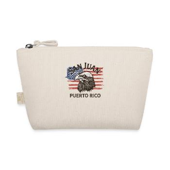 USA Flag Eagle Puerto Rico Vintage San Juan - Trousse biologique - nature - Devant