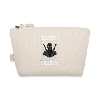 MATH NINJA Mathematik Geek Lustiger Nerd Humor Wortspiel - Bio-Täschchen - Natur - Vorne