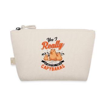 Yes I really do need all these Capybaras Capibara - Bio-Täschchen - Natur - Vorne