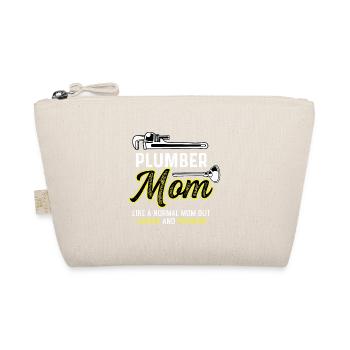 Louder and study. Dedicated Mother Gift - Organic Pouch - nature - Front
