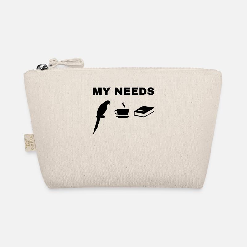 My Needs Papagei Bird Kaffeebuch Bio-Täschchen