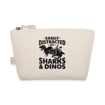 Légèrement distrait par les requins et les dinosaures Grand Blanc - Trousse biologique - nature - Devant