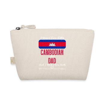 I Have Two Titles Cambodian and Dad Cambodia - Bio-Täschchen - Natur - Vorne