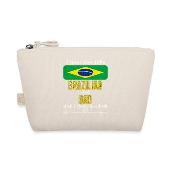 I Have Two Titles Brazilian and Dad Brazil - Bio-Täschchen - Natur - Vorne