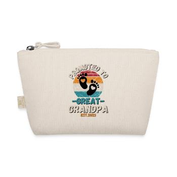 Promoted to Great Grandpa 2023 Grandpa - Trousse biologique - nature - Devant