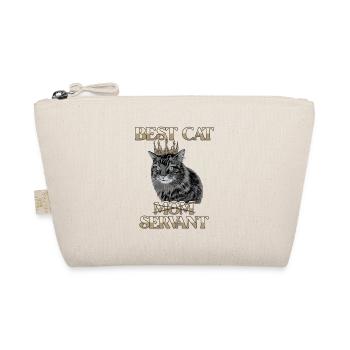 Best Cat Mom Servant Cat Daddy Cat Mom Cat Lovers - Organic Pouch - nature - Front