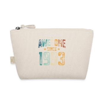 1993 Born Birthday Year of birth - Organic Pouch - nature - Front