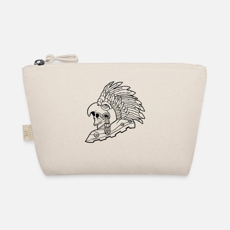 Aztèque Eagle Warrior Mayan Skull Inca Trousse biologique