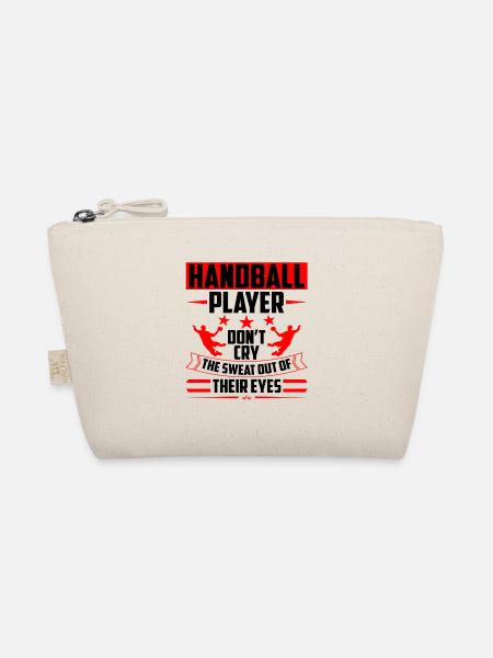 Handballspieler Sportspiel Handball - Bio-Täschchen - Natur