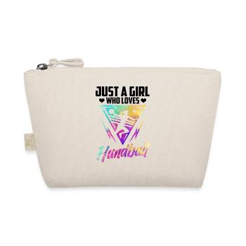 Fille qui aime le jeu de sport de joueur de handball - Trousse biologique - nature - Devant