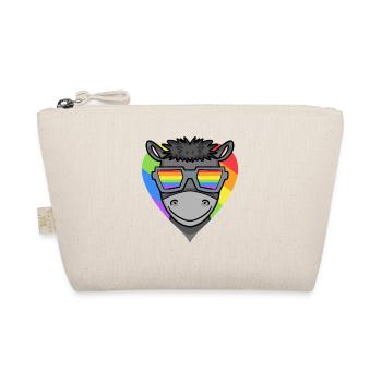 LGBT Animal Âne Arc-en-ciel - Trousse biologique - nature - Devant