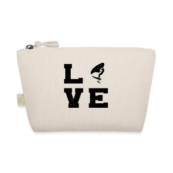 wingfoil wingsurfen hydrofoil foilwing women - Organic Pouch - nature - Front