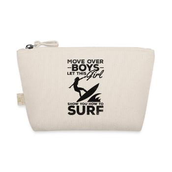 Surfen Move Over Boys Lassen Sie sich von diesem - Bio-Täschchen - Natur - Vorne