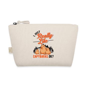 Capybara Cadeau Capybara Capibara - Trousse biologique - nature - Devant